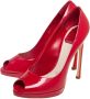 Dior Vintage Pre-owned Leather heels Red Dames - Thumbnail 3