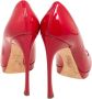 Dior Vintage Pre-owned Leather heels Red Dames - Thumbnail 4
