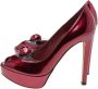 Dior Vintage Pre-owned Leather heels Red Dames - Thumbnail 3