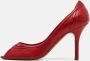 Dior Vintage Pre-owned Leather heels Red Dames - Thumbnail 2