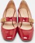 Dior Vintage Pre-owned Leather heels Red Dames - Thumbnail 3