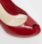 Dior Vintage Pre-owned Leather heels Red Dames - Thumbnail 7
