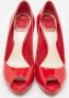 Dior Vintage Pre-owned Leather heels Red Dames - Thumbnail 3