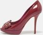 Dior Vintage Pre-owned Leather heels Red Dames - Thumbnail 2