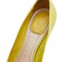 Dior Vintage Pre-owned Leather heels Yellow Dames - Thumbnail 6