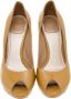 Dior Vintage Pre-owned Leather heels Yellow Dames - Thumbnail 2