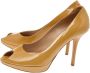 Dior Vintage Pre-owned Leather heels Yellow Dames - Thumbnail 3