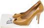 Dior Vintage Pre-owned Leather heels Yellow Dames - Thumbnail 7