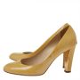 Dior Vintage Pre-owned Leather heels Yellow Dames - Thumbnail 3