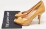 Dior Vintage Pre-owned Leather heels Yellow Dames - Thumbnail 9