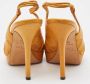 Dior Vintage Pre-owned Leather heels Yellow Dames - Thumbnail 5