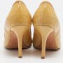 Dior Vintage Pre-owned Leather heels Yellow Dames - Thumbnail 4