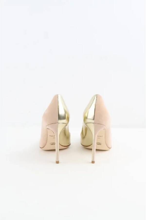Dior Vintage Pre-owned Leather heels Yellow Dames