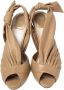 Dior Vintage Pre-owned Leather sandals Beige Dames - Thumbnail 2