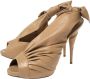 Dior Vintage Pre-owned Leather sandals Beige Dames - Thumbnail 3