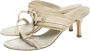 Dior Vintage Pre-owned Leather sandals Beige Dames - Thumbnail 4