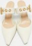 Dior Vintage Pre-owned Leather sandals Beige Dames - Thumbnail 3