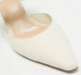 Dior Vintage Pre-owned Leather sandals Beige Dames - Thumbnail 7
