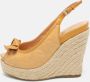 Dior Vintage Pre-owned Leather sandals Beige Dames - Thumbnail 2