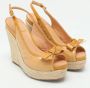 Dior Vintage Pre-owned Leather sandals Beige Dames - Thumbnail 4