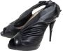 Dior Vintage Pre-owned Leather sandals Black Dames - Thumbnail 3