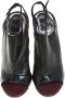 Dior Vintage Pre-owned Leather sandals Black Dames - Thumbnail 2