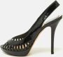 Dior Vintage Pre-owned Leather sandals Black Dames - Thumbnail 2