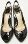 Dior Vintage Pre-owned Leather sandals Black Dames - Thumbnail 3