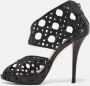 Dior Vintage Pre-owned Leather sandals Black Dames - Thumbnail 2