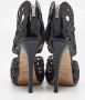 Dior Vintage Pre-owned Leather sandals Black Dames - Thumbnail 5