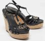 Dior Vintage Pre-owned Leather sandals Black Dames - Thumbnail 4
