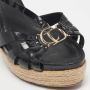 Dior Vintage Pre-owned Leather sandals Black Dames - Thumbnail 7