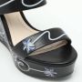 Dior Vintage Pre-owned Leather sandals Black Dames - Thumbnail 6