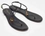 Dior Vintage Pre-owned Leather sandals Black Dames - Thumbnail 4