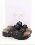 Dior Vintage Pre-owned Leather sandals Black Dames - Thumbnail 5