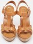 Dior Vintage Pre-owned Leather sandals Brown Dames - Thumbnail 3