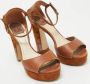 Dior Vintage Pre-owned Leather sandals Brown Dames - Thumbnail 4