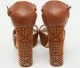 Dior Vintage Pre-owned Leather sandals Brown Dames - Thumbnail 5