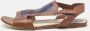 Dior Vintage Pre-owned Leather sandals Brown Dames - Thumbnail 2