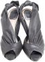 Dior Vintage Pre-owned Leather sandals Gray Dames - Thumbnail 2