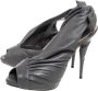 Dior Vintage Pre-owned Leather sandals Gray Dames - Thumbnail 3