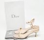 Dior Vintage Pre-owned Leather sandals Gray Dames - Thumbnail 9