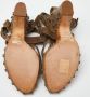 Dior Vintage Pre-owned Leather sandals Green Dames - Thumbnail 6