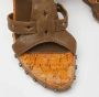 Dior Vintage Pre-owned Leather sandals Green Dames - Thumbnail 7