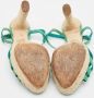 Dior Vintage Pre-owned Leather sandals Green Dames - Thumbnail 5