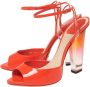 Dior Vintage Pre-owned Leather sandals Orange Dames - Thumbnail 3