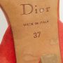 Dior Vintage Pre-owned Leather sandals Orange Dames - Thumbnail 7