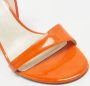 Dior Vintage Pre-owned Leather sandals Orange Dames - Thumbnail 8