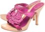 Dior Vintage Pre-owned Leather sandals Pink Dames - Thumbnail 3