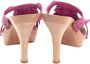 Dior Vintage Pre-owned Leather sandals Pink Dames - Thumbnail 4